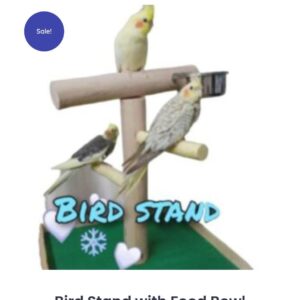 Bird Stand with Seedbowl