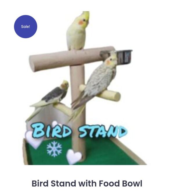 Bird Stand with Seedbowl