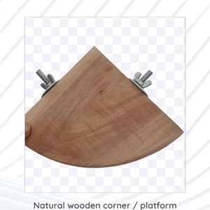 Natural Wooden Corner Platform