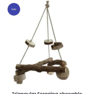 Triangular Wooden Hanging Swing