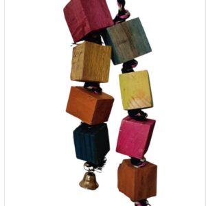 Pure Wooden Colorful Hanging Block