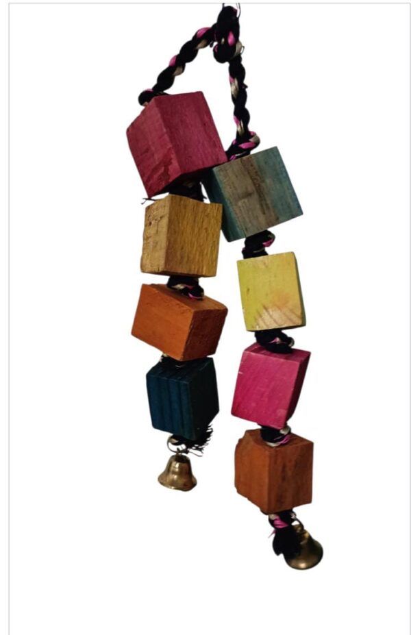 Pure Wooden Colorful Hanging Block